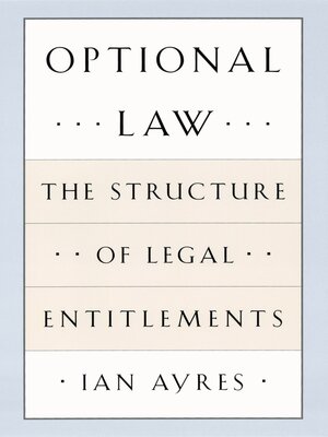 cover image of Optional Law